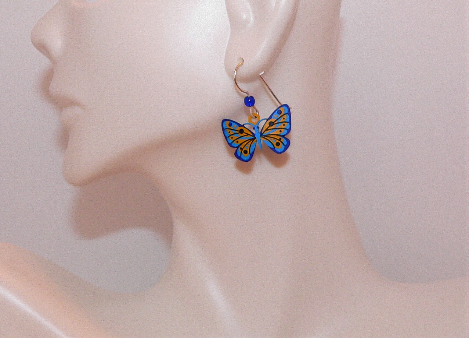 Buy Butterfly Gold Earrings online for Girls - PC Chandra